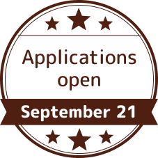 September 21 - Applications open