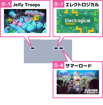 GYAAR Studio出展作品マップ